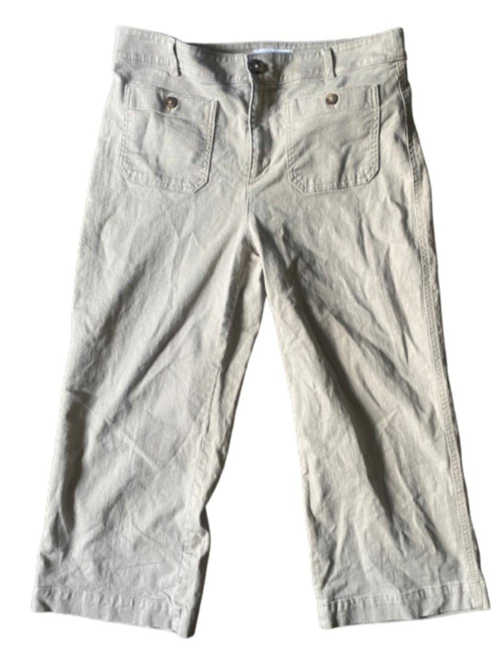 LOFT Women’s Palmer Wide Leg Capri Pants Size 12P